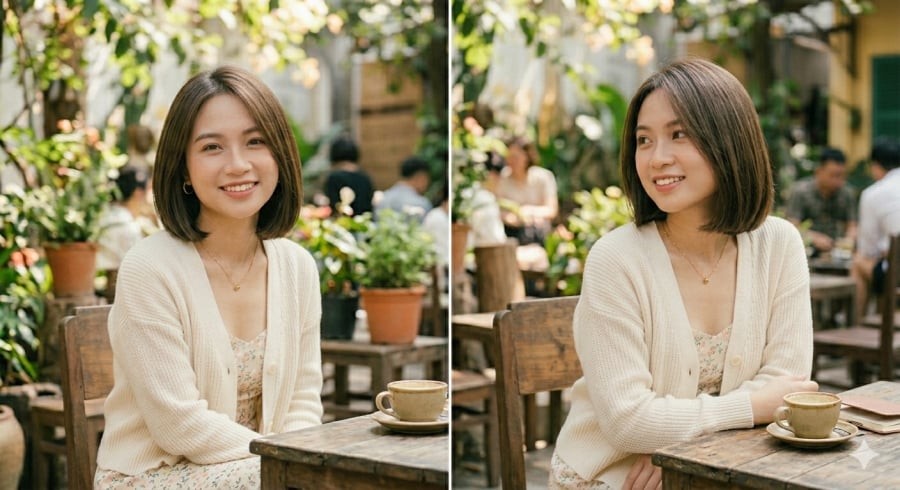 Tóc bob tối giản nhưng vẫn nổi bật, phù hợp với môi trường công sở lẫn phong cách thường ngày.