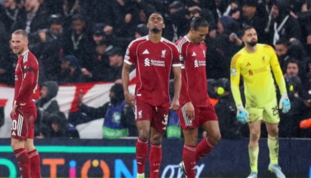 Liverpool không thể lật ngược tình thế trước PSG.