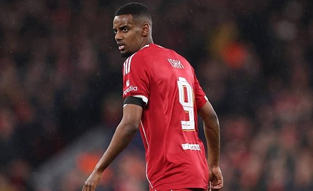 Alexander Isak gây thất vọng trong trận đấu với PSG.