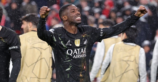 Ousmane Dembele - 8,4 điểm: Chủ nhân Quả bóng Vàng đã định đoạt số phận của cặp đấu này bằng một cú đúp trong hiệp hai.