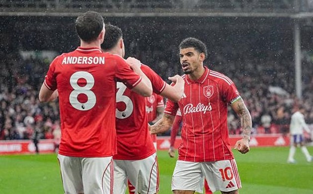 Nottingham Forest đang nắm lợi thế lớn ở trận đấu này.