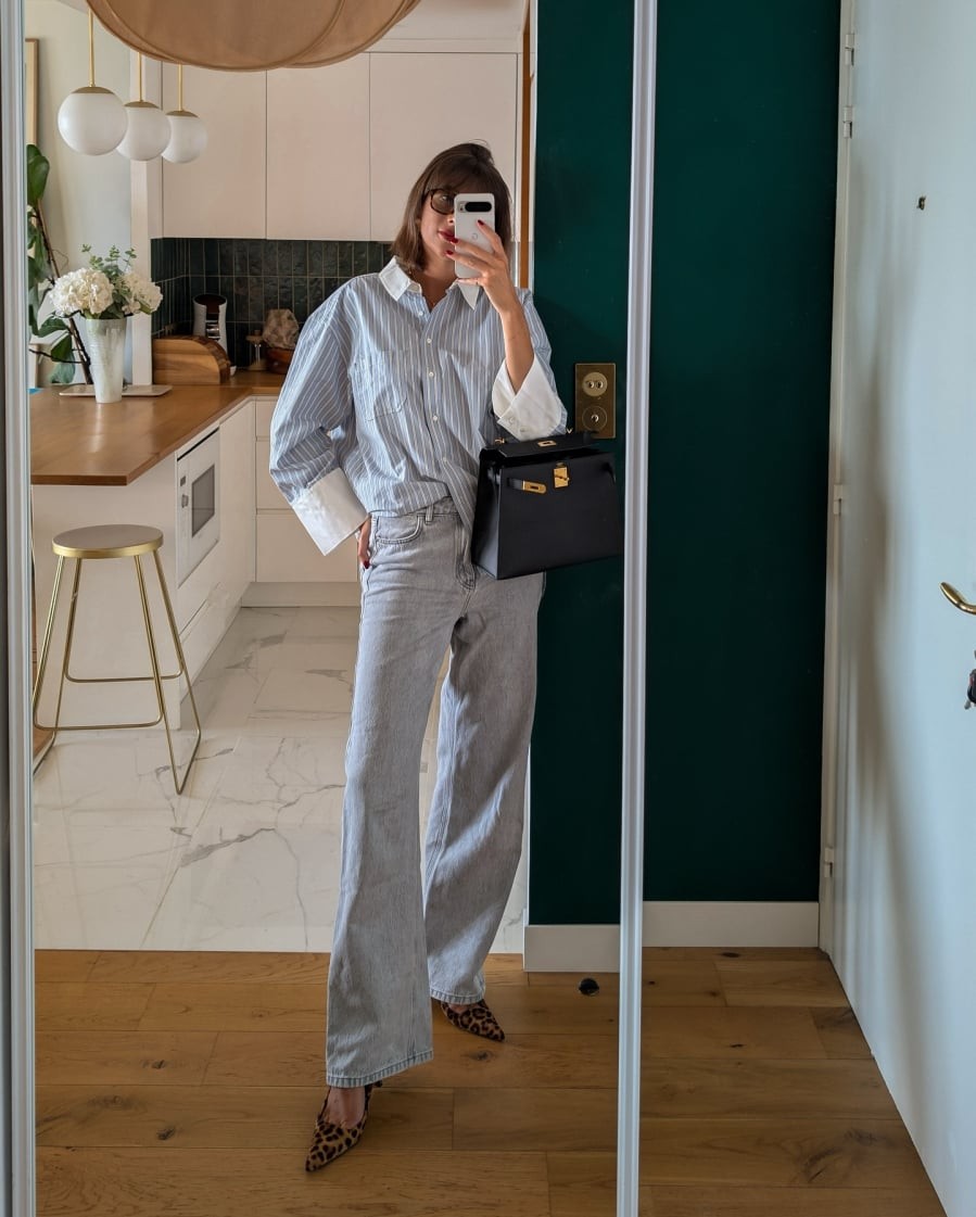 Phụ nữ Pháp không né tránh họa tiết, nhưng họ tiếp cận theo cách rất tiết chế. Thay vì các họa tiết rực rỡ,