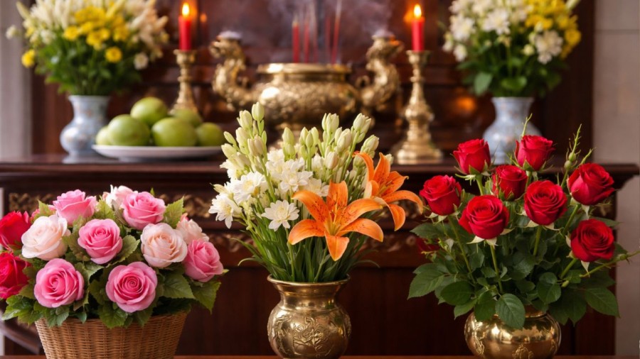 Không phải loại hoa nào cũng thích hợp để thắp hương