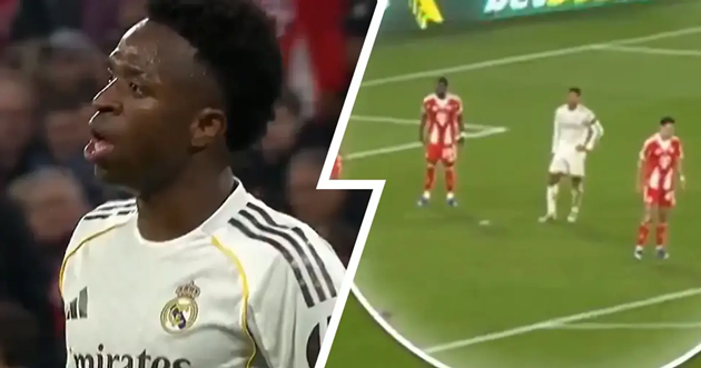 Vinicius đã không giữ được bình tĩnh với người đồng đội Bellingham.