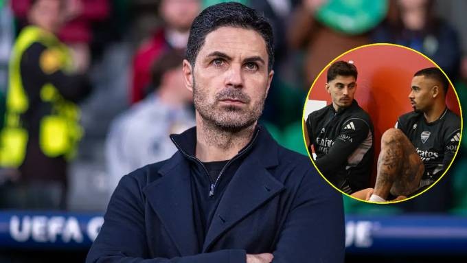 Gabriel Jesus và Kai Havertz nằm trong danh sách thanh lý của Arsenal.