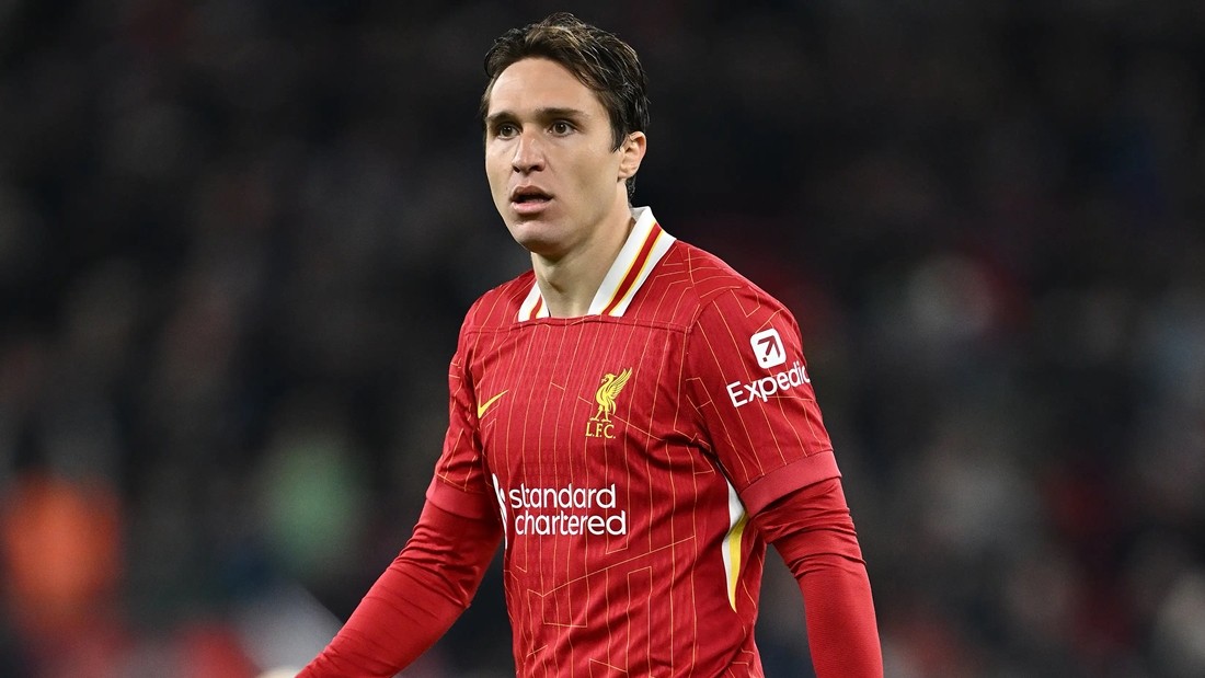 Federico Chiesa đang chật vật tìm cơ hội ra sân tại Liverpool.