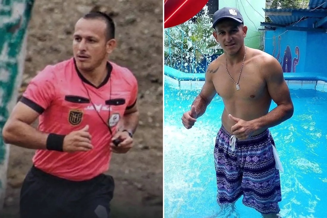 Trọng tài Javier Ortega, nạn nhân của một vụ xả súng kinh hoàng.