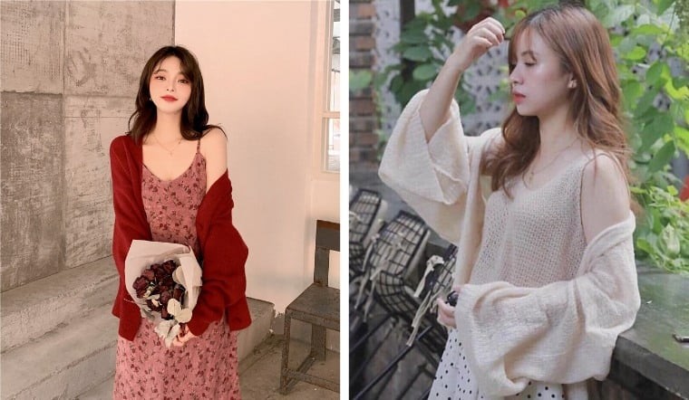 Kiểu áo này có thể khoác ngoài áo hai dây, áo ba lỗ hoặc váy liền mà vẫn đảm bảo sự thoải mái.