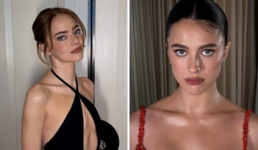  Là người đứng sau hình ảnh của Emma Stone và Margaret Qualley, cô tạo dấu ấn với lối trang điểm bán lì, nhẹ nhàng và hài hòa với làn da.