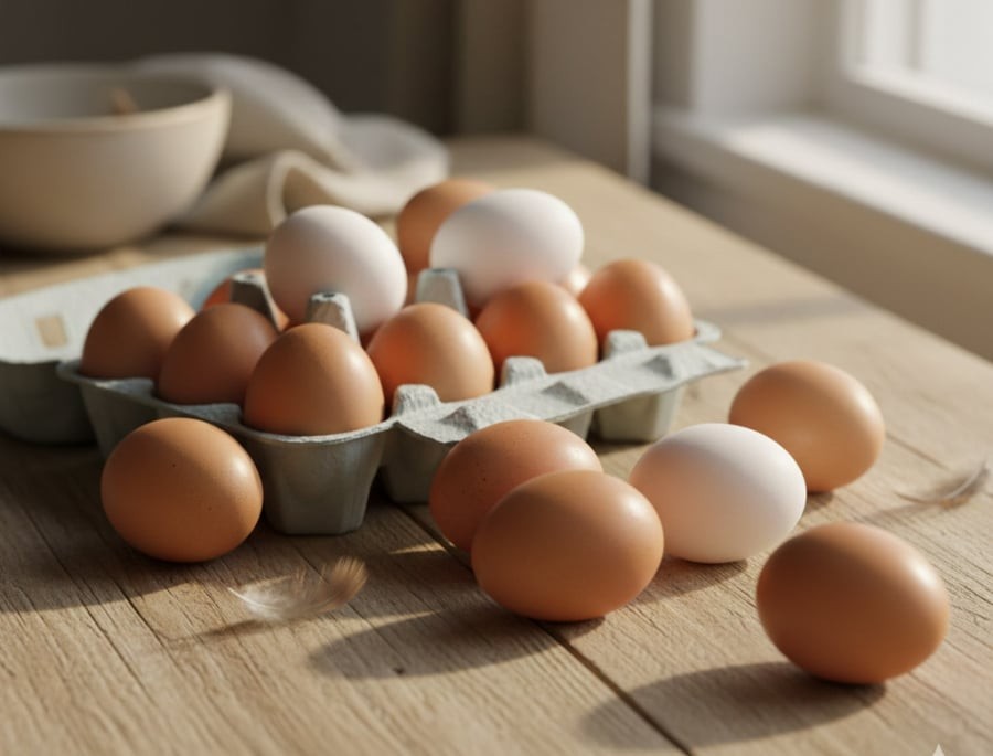 Trứng luộc là nguồn cung cấp protein chất lượng cao, dễ hấp thu. Ảnh minh họa