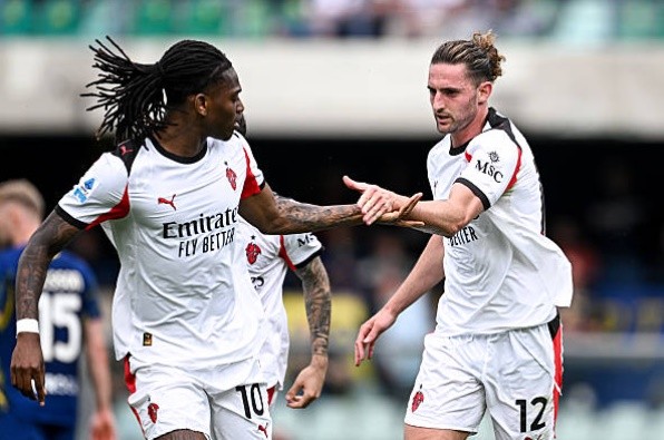 Leao và Rabiot phối hợp để mang về chiến thắng cho Milan.