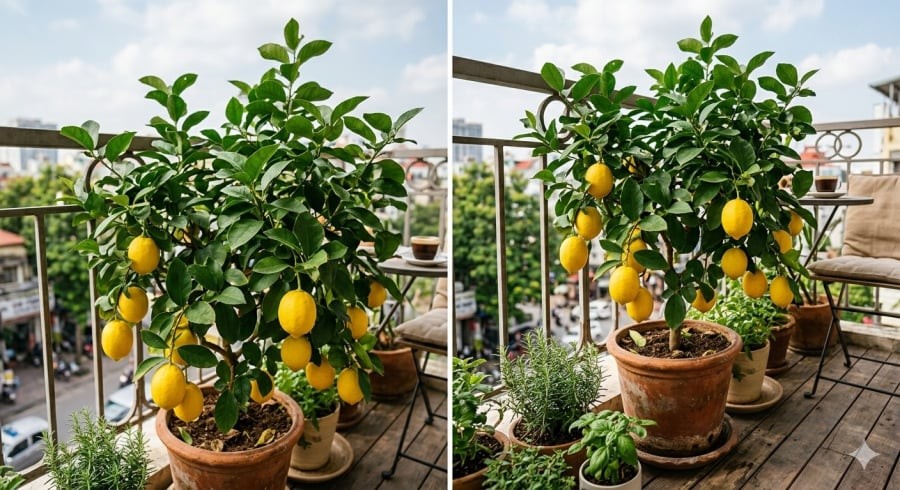 Chỉ cần đủ nắng và chăm đúng cách, cây chanh trồng trong nhà vẫn có thể sai quả quanh năm.