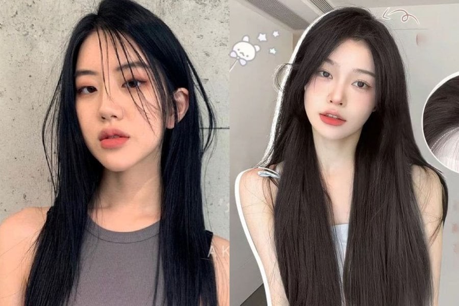  Ưu điểm lớn nhất của kiểu tóc này là không cần tạo kiểu nhiều, chỉ cần giữ tóc sạch và mượt là tổng thể đã rất chỉn chu.