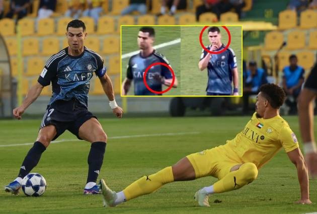 Ronaldo đáp trả bằng bàn thắng khi bị CĐV hô vang tên Messi.