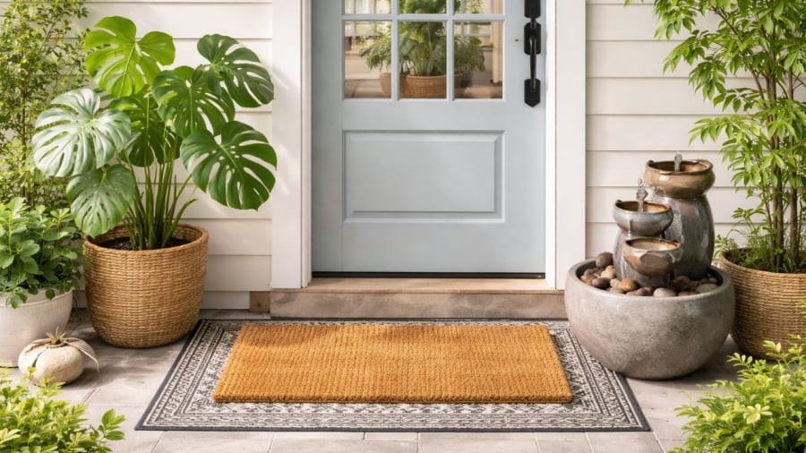 Những thứ này đặt trước nhà giúp không gian tươi mát