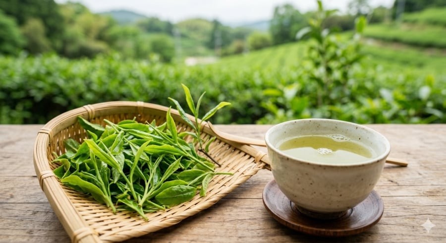 Trà xanh tươi giàu chất chống oxy hóa, phù hợp dùng hằng ngày nếu uống đúng cách