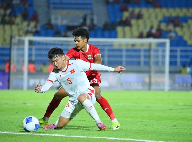 U17 Việt Nam đã loại U17 Indonesia để tiến vào vòng bán kết. Ảnh: VFF