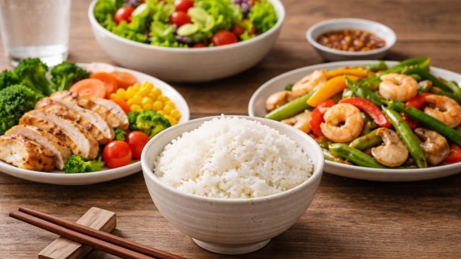 Ăn cơm đúng cách giúp kiểm soát đường huyết tốt hơn