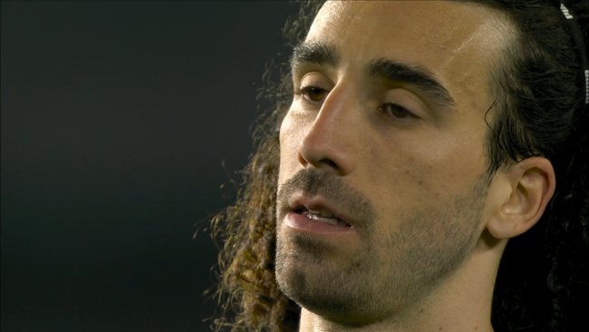 Marc Cucurella - 6.5 điểm. Được đẩy lên đá cao hơn ở vị trí tiền vệ cánh trái, Cucurella hoạt động khá năng nổ nhưng thiếu hiệu quả trong các quả tạt. 