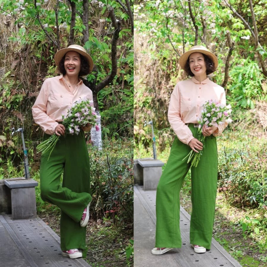  Chẳng hạn, một gam màu tươi khi đi cùng tông trung tính sẽ giúp tổng thể trở nên dễ nhìn và thanh lịch hơn.