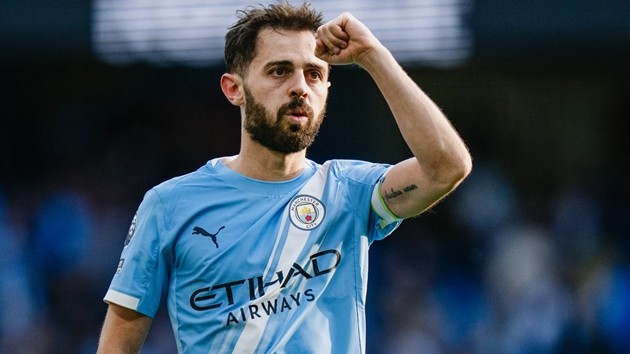 Bernardo Silva lập kỷ lục chiến thắng cùng Man City.