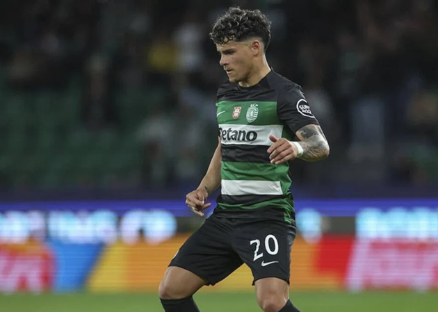Maxi Araujo trong màu áo Sporting CP.
