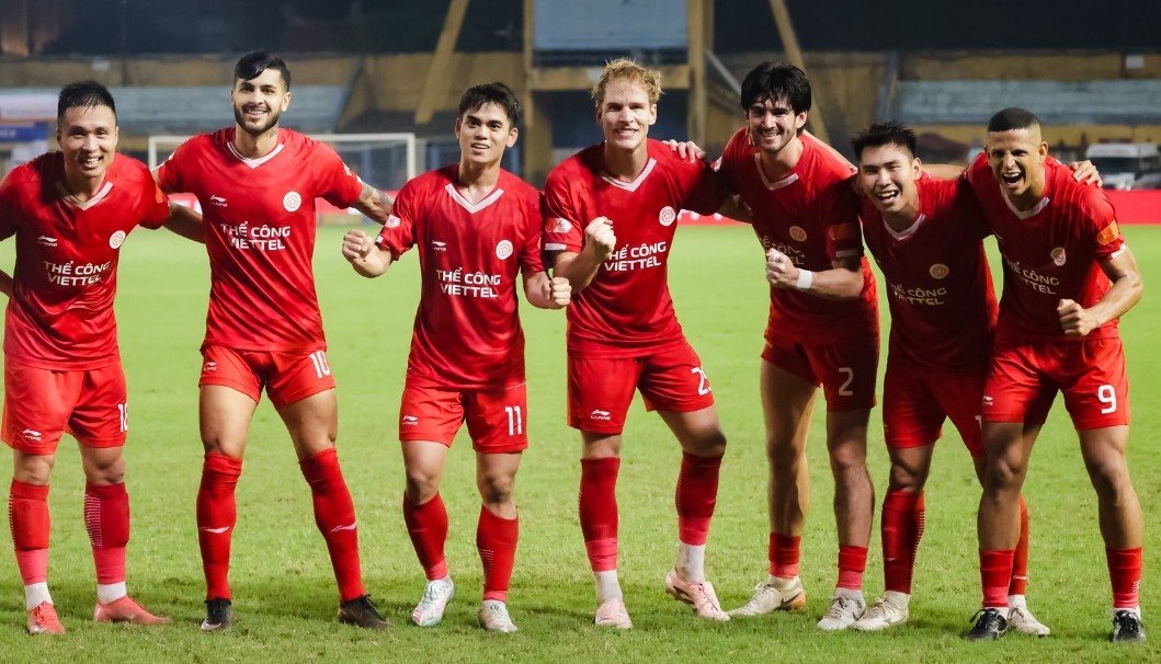 Thể Công Viettel được đánh giá vượt trội hơn hẳn so với Đà Nẵng. Ảnh: CLB Thể Công Viettel.