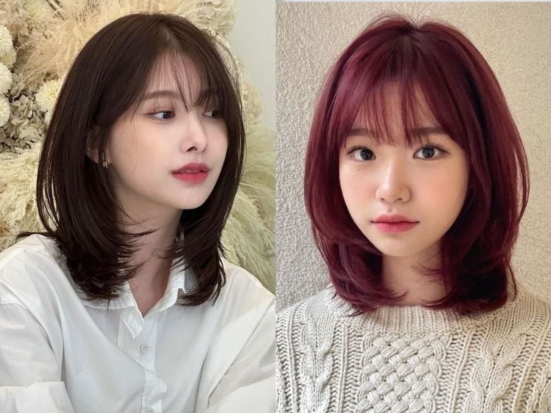 Kiểu tóc này được tỉa thành nhiều lớp, giúp mái tóc có độ chuyển động và trông dày hơn so với tóc cắt bằng.