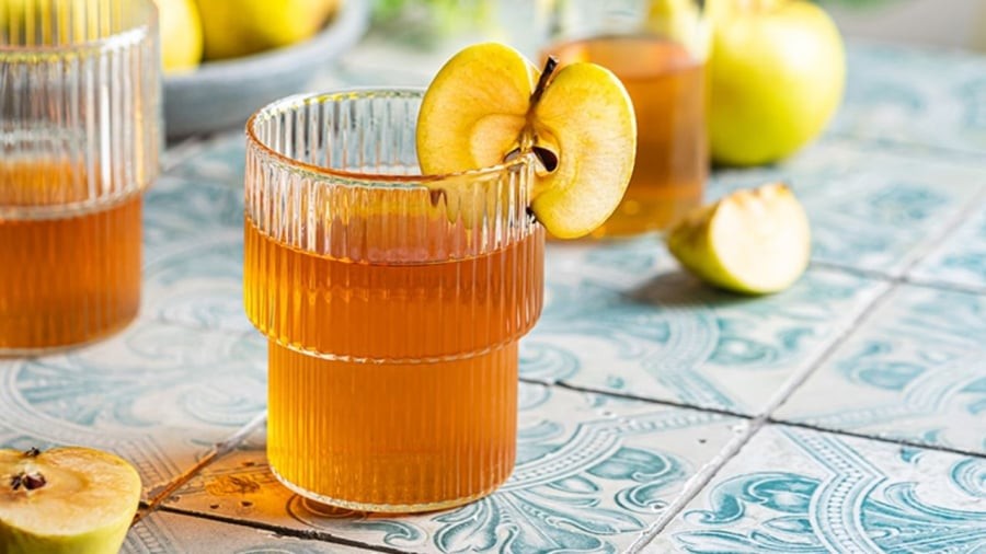 Giấm táo pha loãng có tác dụng hỗ trợ làm tan sỏi thận.