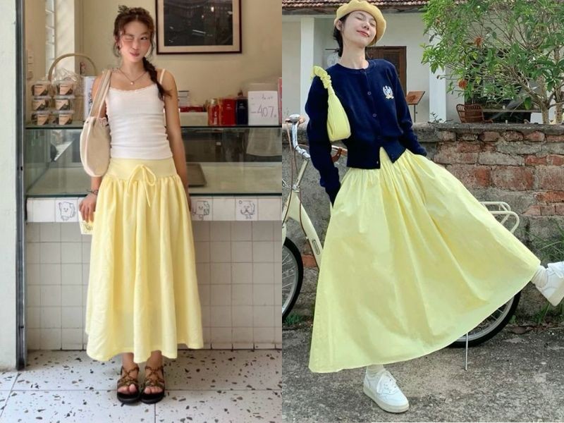  Chỉ cần một item mang gam màu này cũng đủ khiến tổng thể trang phục trở nên nổi bật.