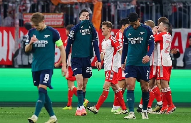 Nỗi đau kéo dài cho Arsenal sau thất bại tại Champions League - Bóng Đá