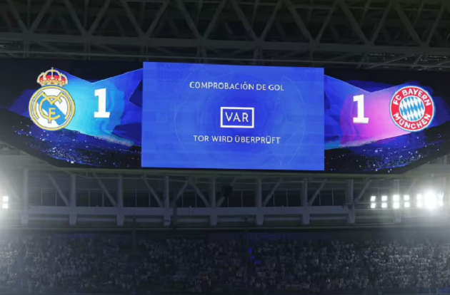 Real Madrid break UEFA rules as referee rules out Champions League goal - Bóng Đá