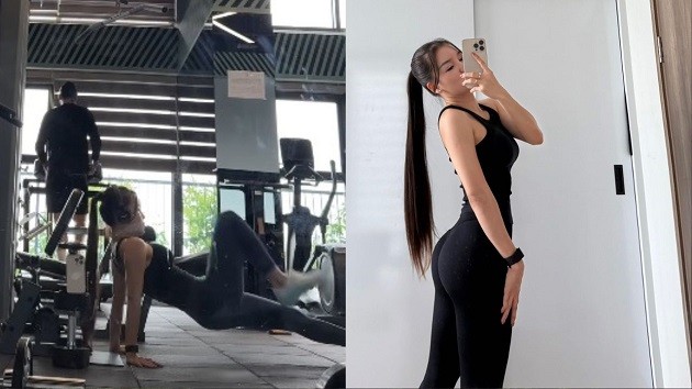 Vợ của Đặng Văn Lâm thường xuyên cập nhật về hình ảnh khi đi tập.