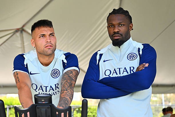 Lautaro và Thuram từng xảy ra mâu thuẫn. 