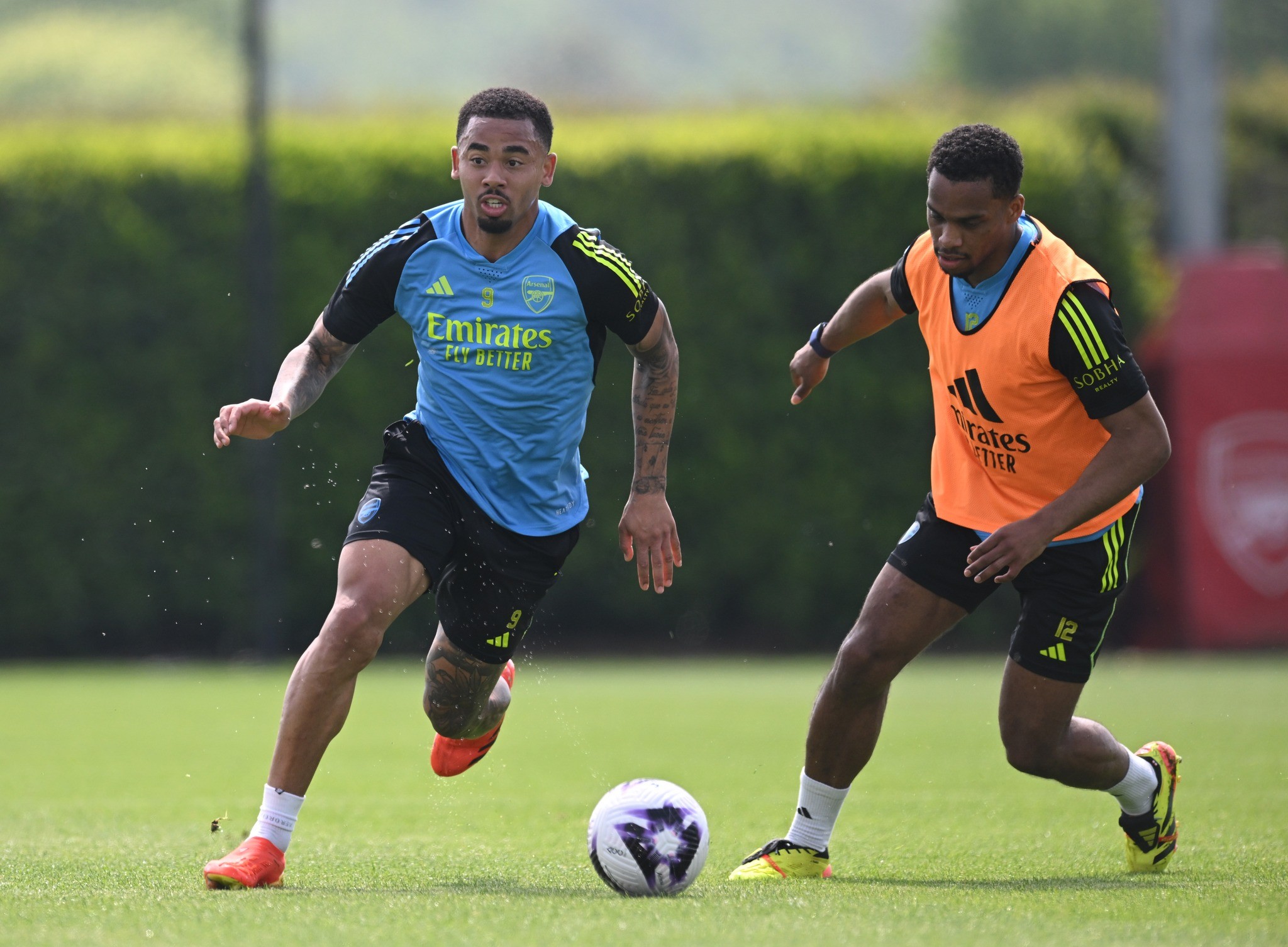 Hình ảnh đáng sợ của Arsenal trên sân tập trước đại chiến M.U - Bóng Đá