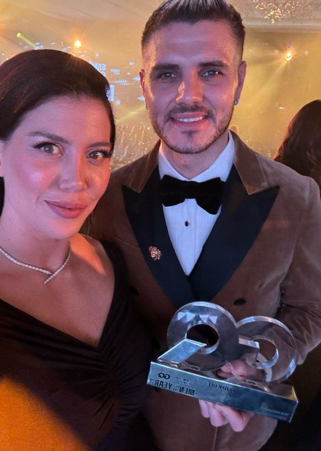 Wanda Nara khoe vòng 1 khủng ngày Icardi nhận giải - Bóng Đá