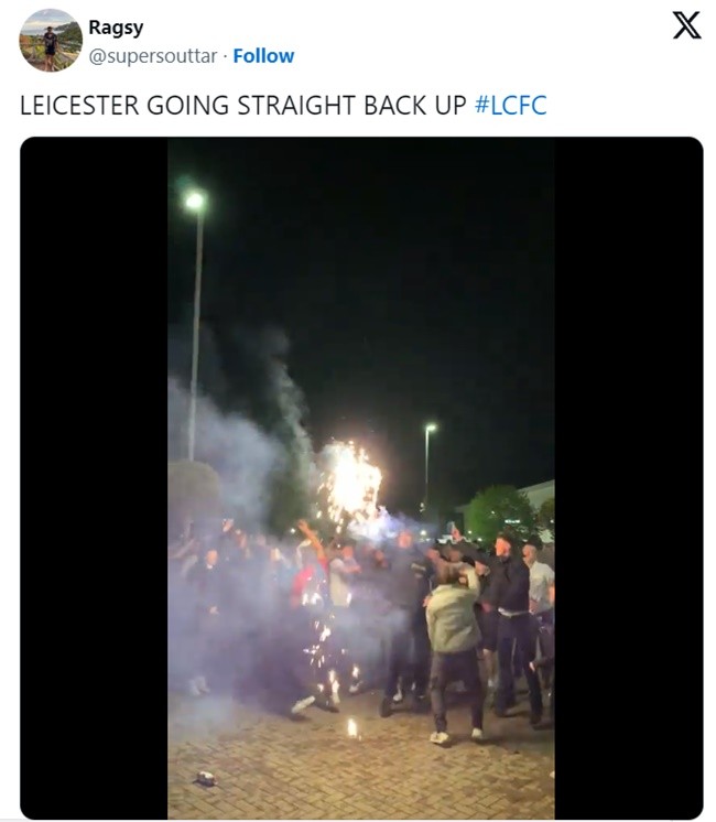 Leicester PROMOTED to the Premier League as Foxes stars go wild - Bóng Đá