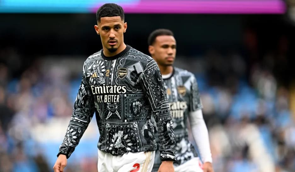 William Saliba: 'Arsenal cannot be satisfied with Man City draw' - Bóng Đá