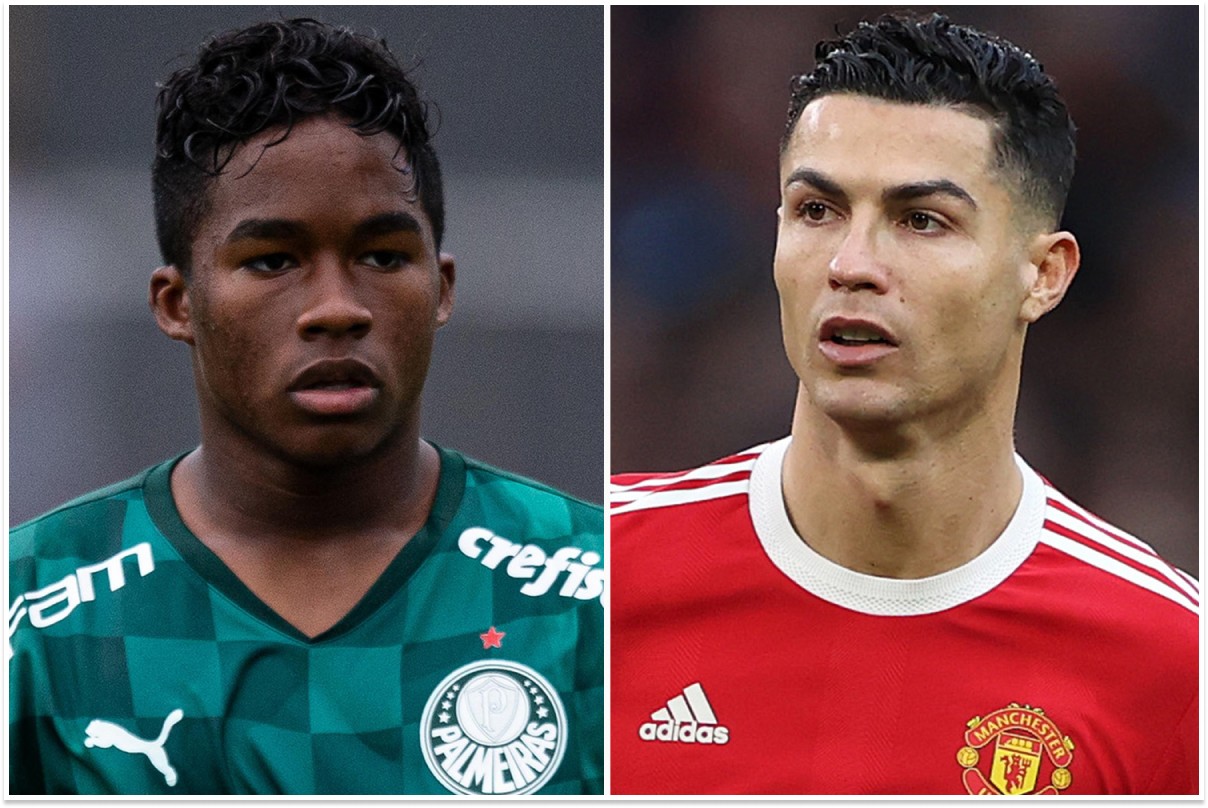 Endrick tiết lộ Ronaldo là thần tượng của mình - Bóng Đá