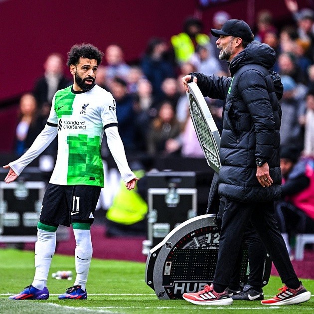 Salah tức giận Klopp - Bóng Đá