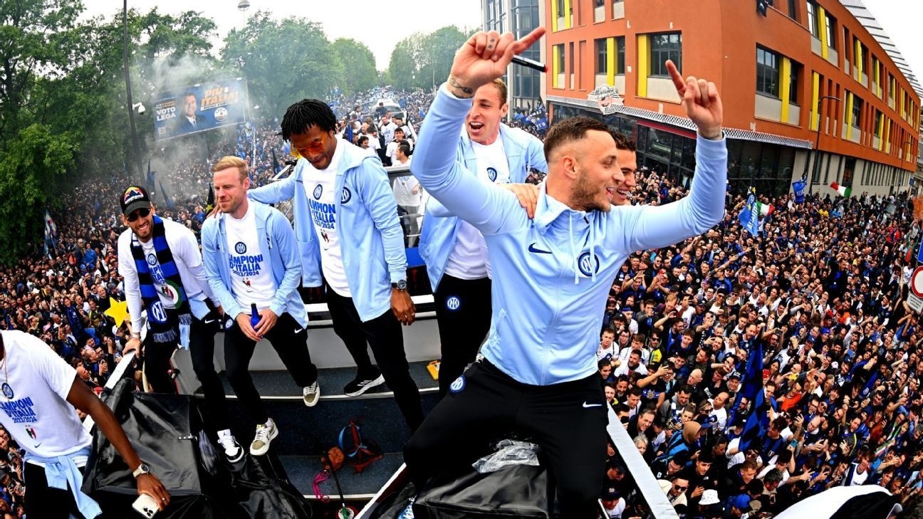 Inter Milan mở hội ăn mừng hoàng tráng - Bóng Đá
