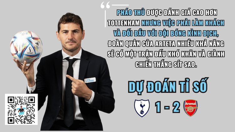 Thánh Iker Soi kèo trận Derby London - 28/04 “Tottenham Vs Arsenal: Buộc phải thắng để nuôi hy vọng” - Bóng Đá