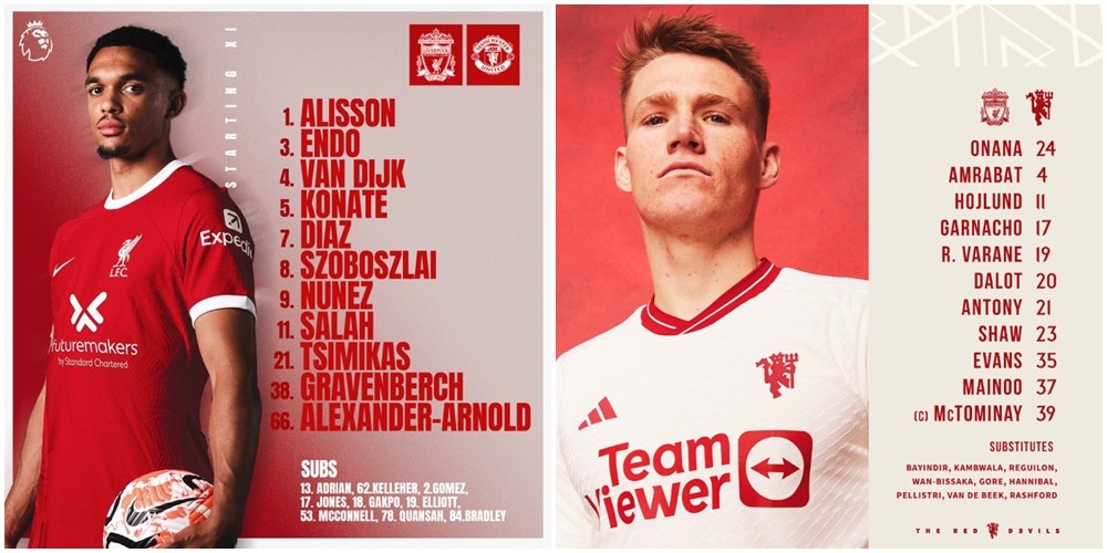 TRỰC TIẾP Liverpool vs Man Utd: Chủ đè khách; 4 bàn - Bóng Đá