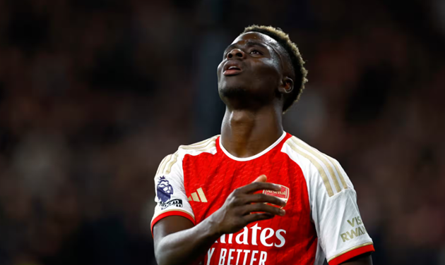 Arsenal cần Saka 
