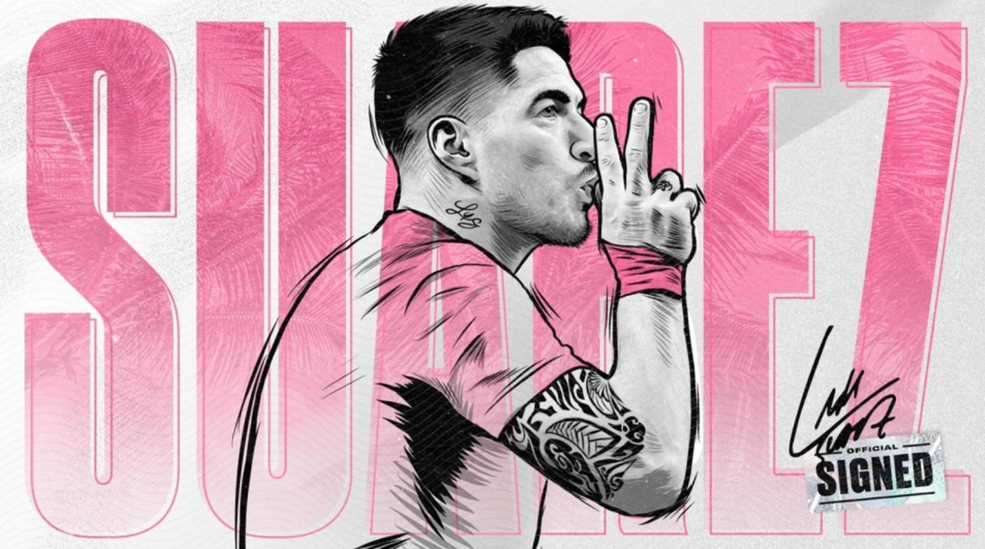 Phản ứng của vợ Messi khi Suarez cập bến Inter Miami - Bóng Đá