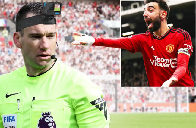 'RefCam' to be used during Crystal Palace vs. Man United - Bóng Đá