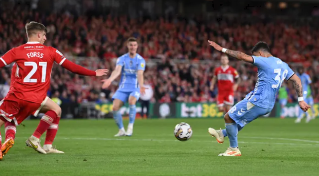 Hạ Middlesbrough, Coventry vào chơi trận chung kết play-off tại Wembley - Bóng Đá