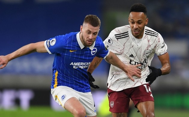 Thống kê Brighton - Arsenal - Bóng Đá