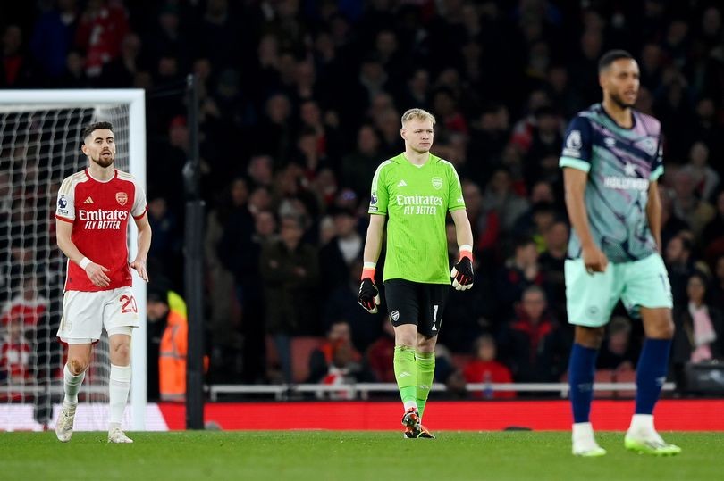 What Jorginho did to Aaron Ramsdale at full time shows Arsenal's secret weapon in title race - Bóng Đá
