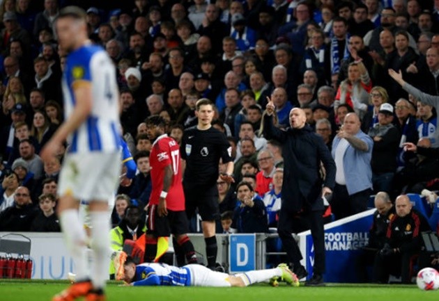 Thua Brighton, Man Utd của Ten Hag gặp vấn đề nhức nhối - Bóng Đá